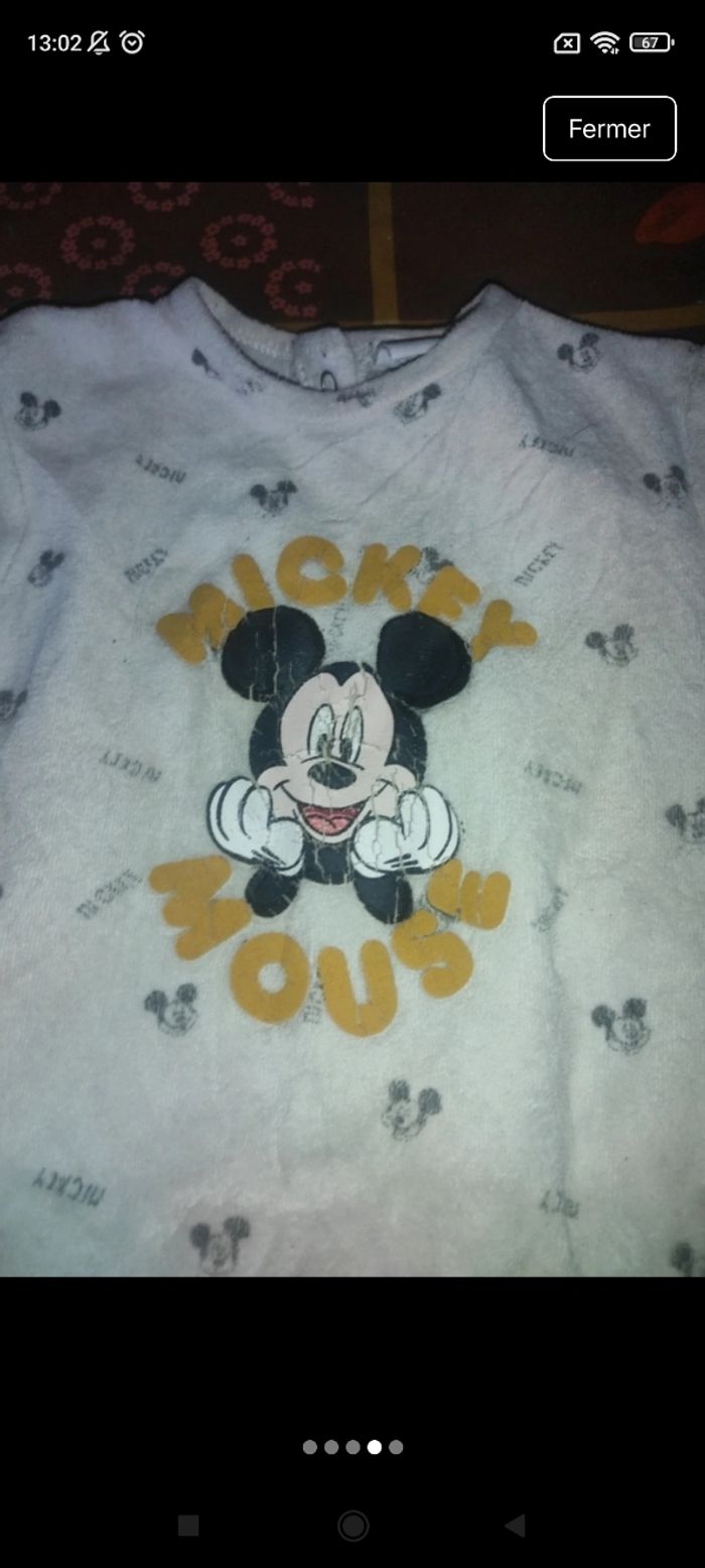 Pyjama bébé Mickey e40 - photo numéro 3