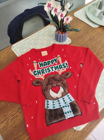 Pull de Noël femme Taille : S rouge