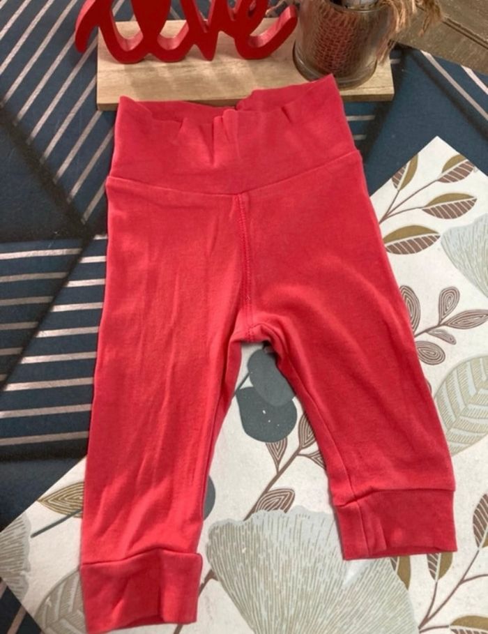 3 pantalons / leggings - 6 mois - photo numéro 3