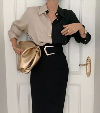 Chemise asymétrique