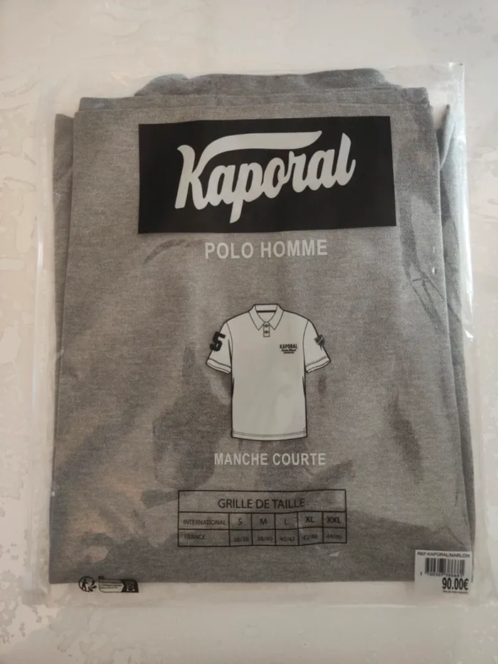 Polo homme Kaporal gris S - photo numéro 2