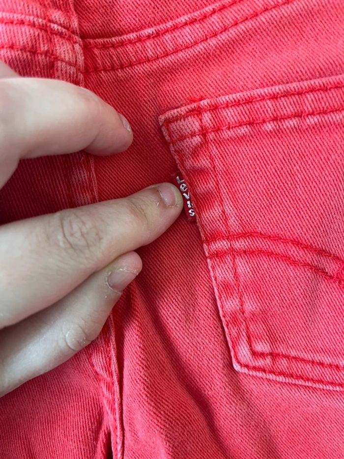 Short rouge Levis 6 ans coupe 511 slim - photo numéro 6