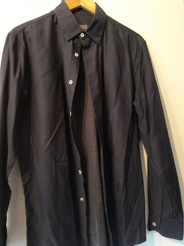 Chemise homme bleu marine 42