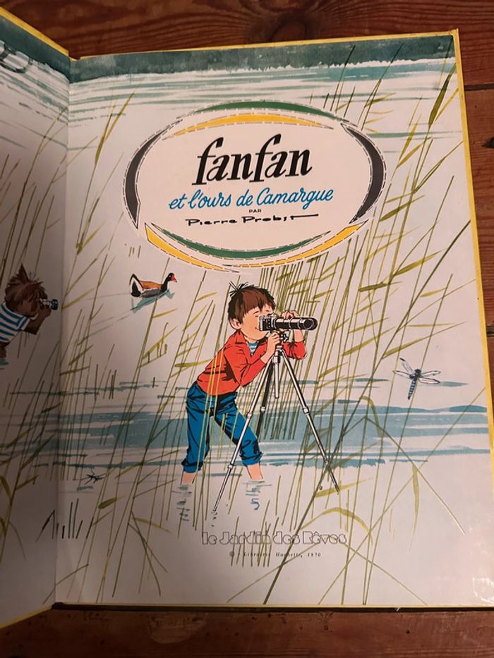 Pierre Probst Caroline - livre ancien Fanfan et l’ours de Camargue grands albums Hachette - photo numéro 2