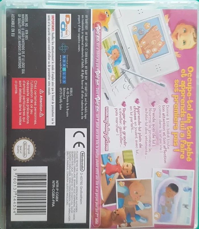 Jeu Nintendo DS my baby girl #ann010203_jeux_NintendoDS - photo numéro 4