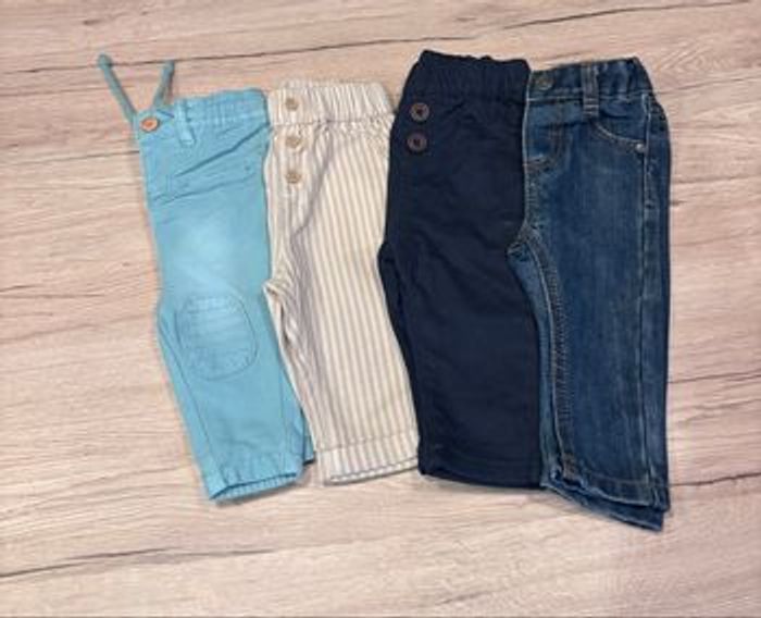 Lot  de pantalons 3, 6& 9 mois - photo numéro 3