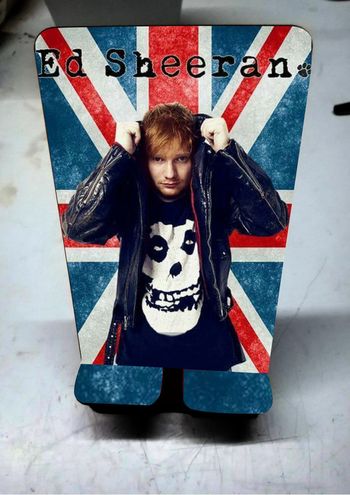 support téléphone motif ed sheeran neuf