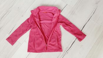 Vêtement fille veste polaire rose Tissaia 6 ans