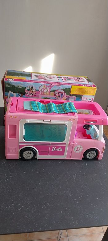 Camping car de rêve 3 en 1 barbie
