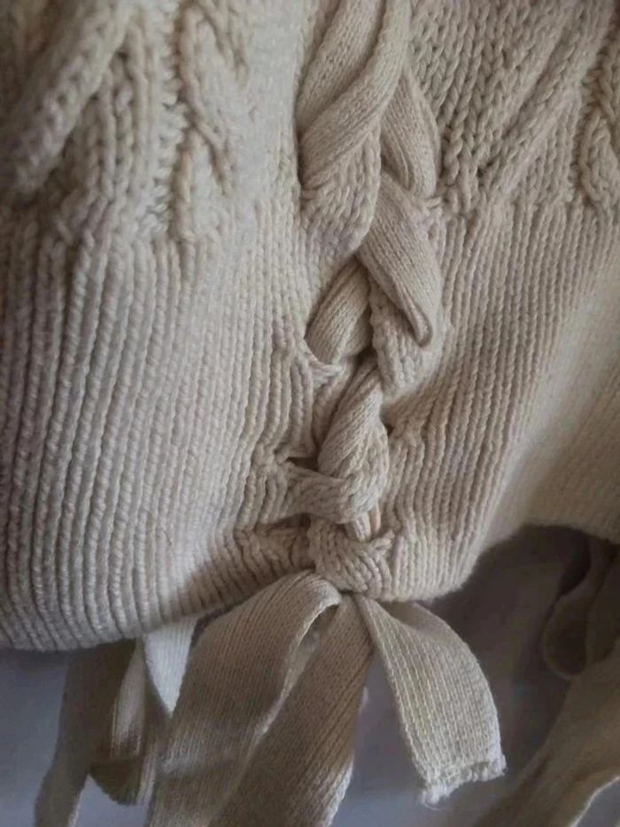 Pull écru Zara - photo numéro 4
