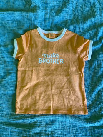 T-shirt à inscription bébé garçon, taille 18 mois