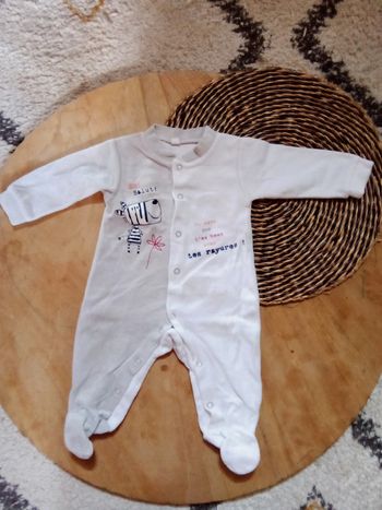 Pyjama velours 3 mois