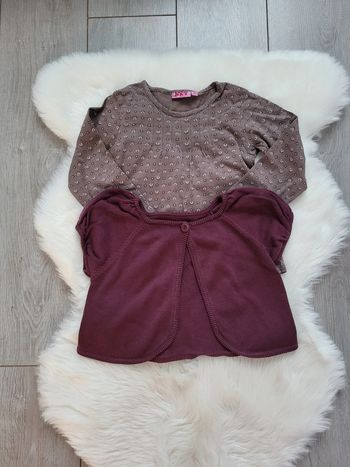 Tshirt avec son gilet