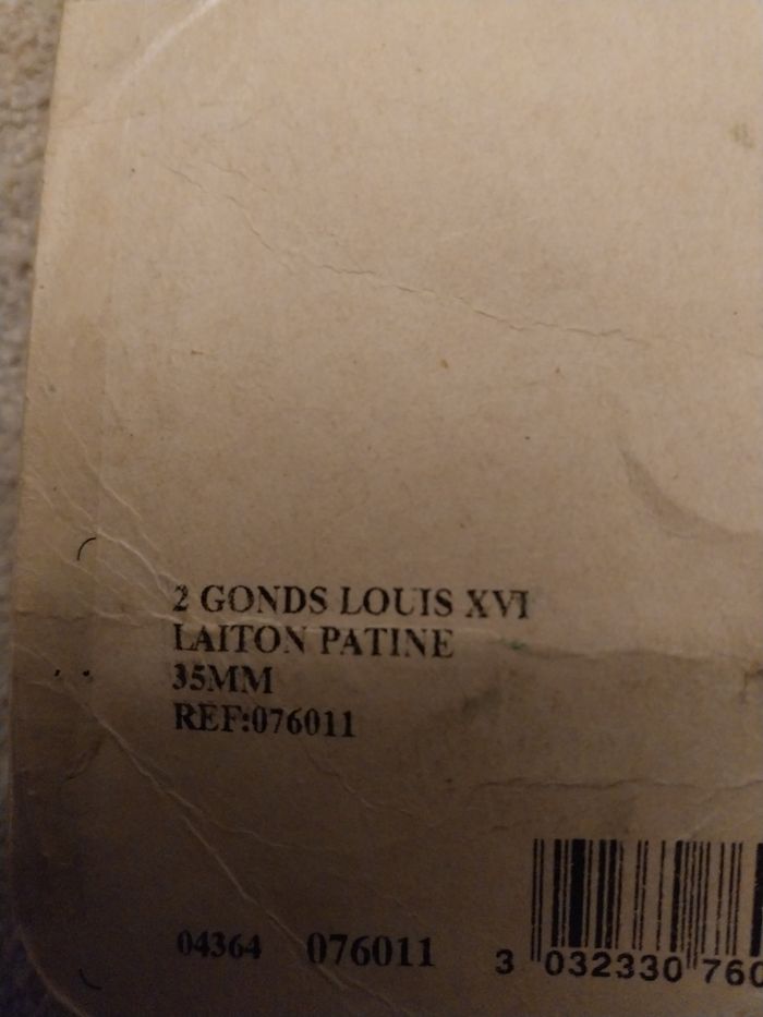 Gonds laiton neufs - photo numéro 3