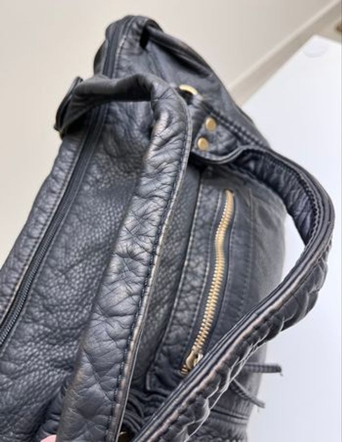 Sac étudiantes sac de cours noir mat - photo numéro 3