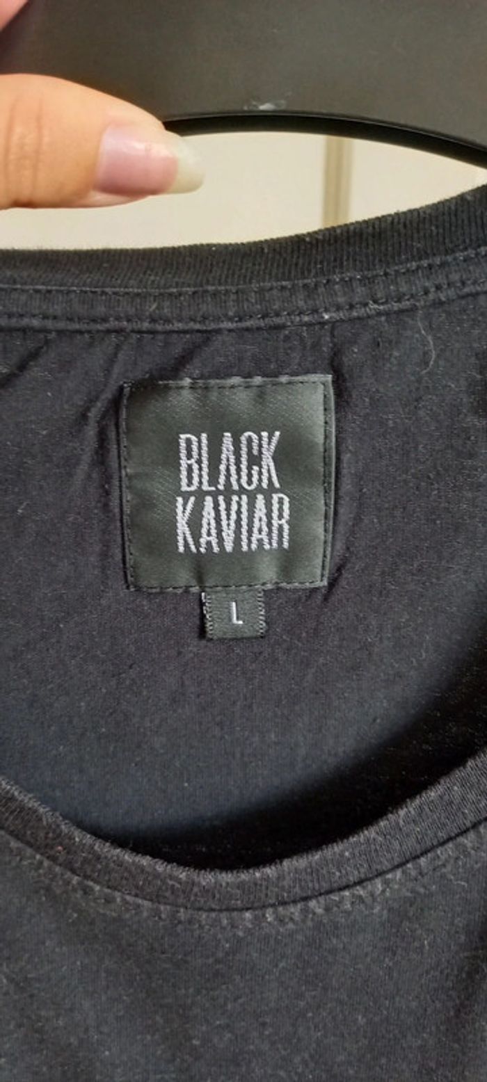 T-shirt Black Kaviar L noir - photo numéro 3