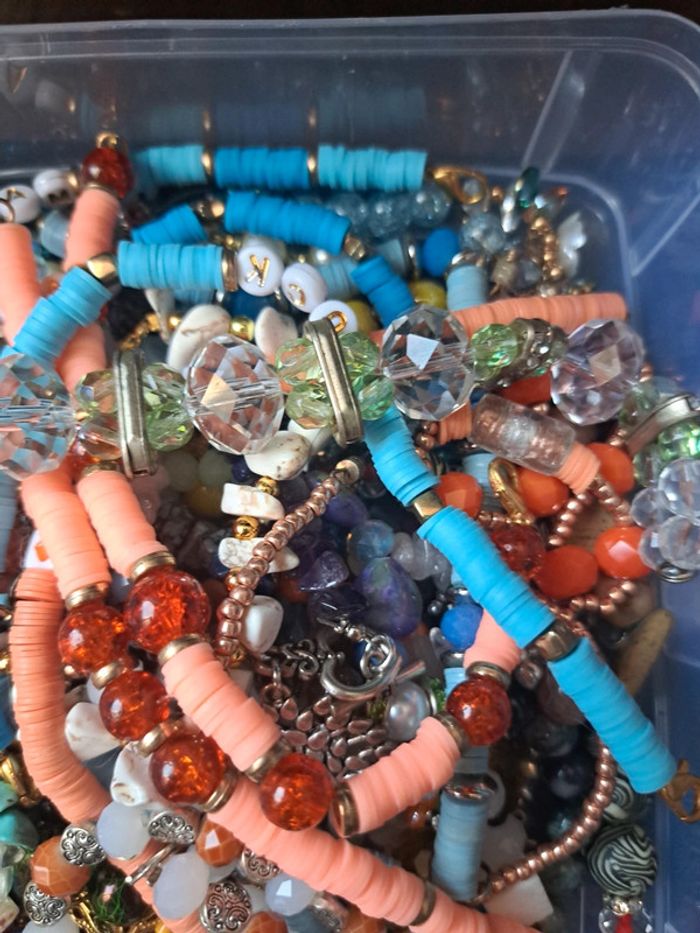 Lot de bracelets multicolore artisanale - photo numéro 5