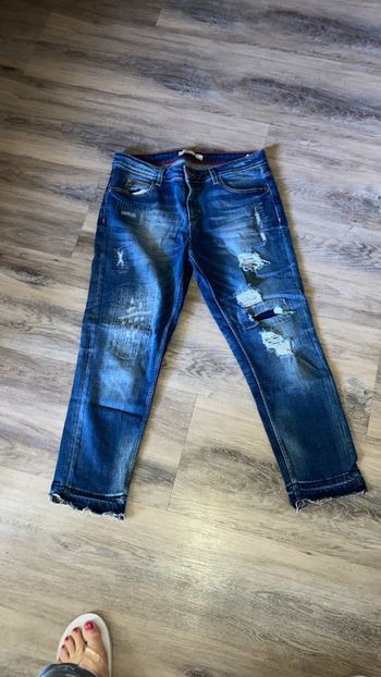 Jeans pantacourt