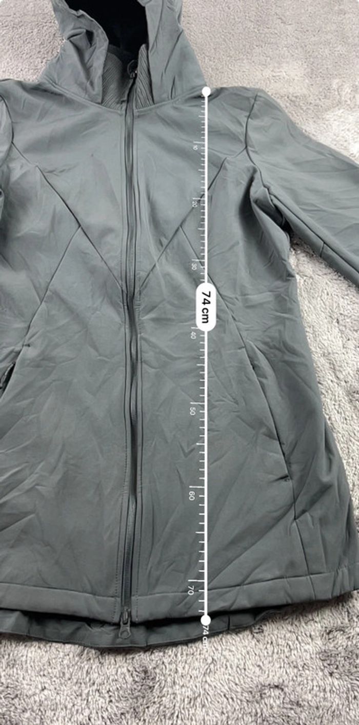Manteau Imperméable Champion Gris – Femme Taille M - photo numéro 3