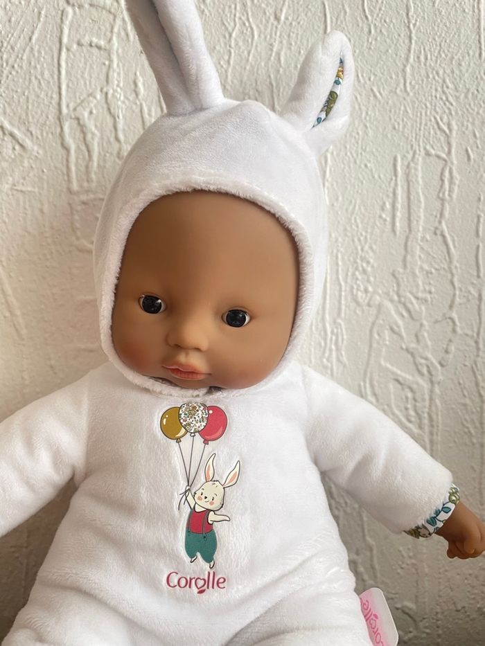 Poupon Pti'Cœur Lapin Blanc 30 cm > corolle > dès 9 mois - photo numéro 2