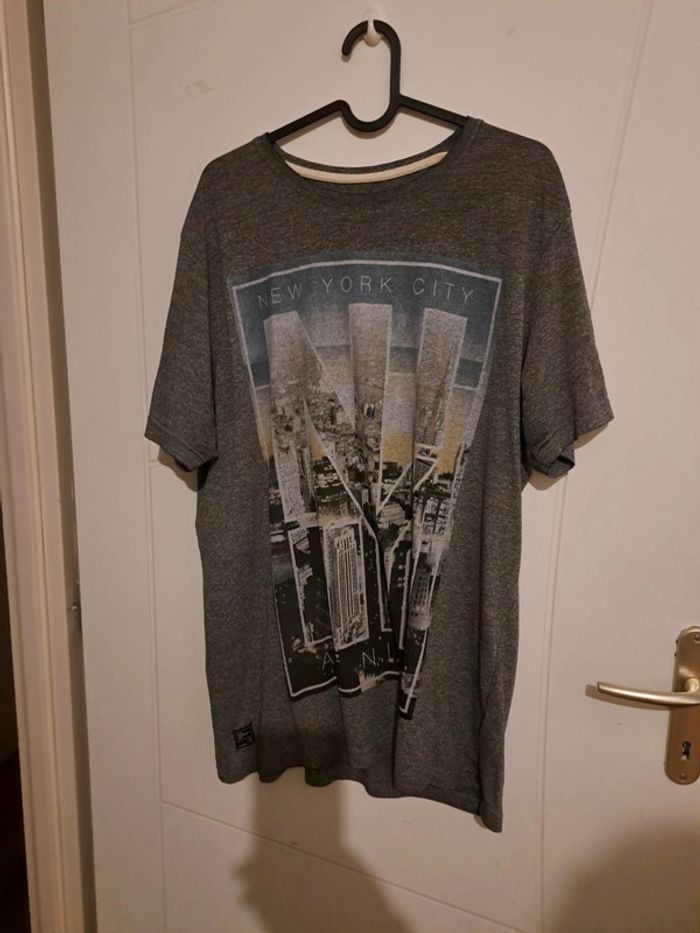 T-shirt gris New York City XL