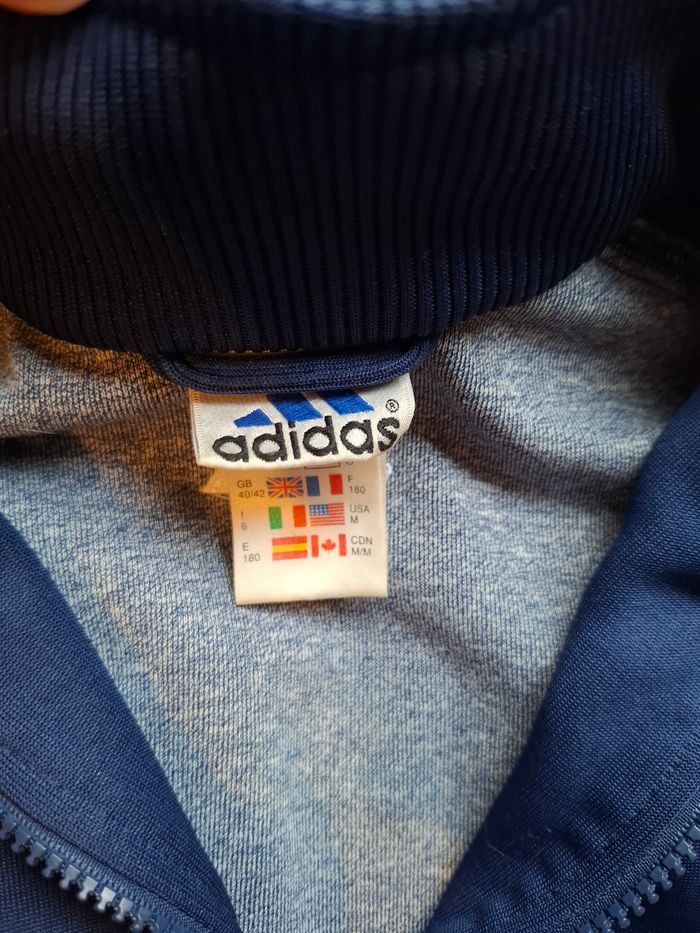 Veste bleu Adidas Homme - photo numéro 2