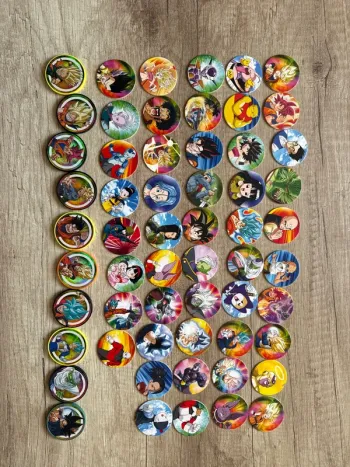 lot de Pogs Dragonball Z
