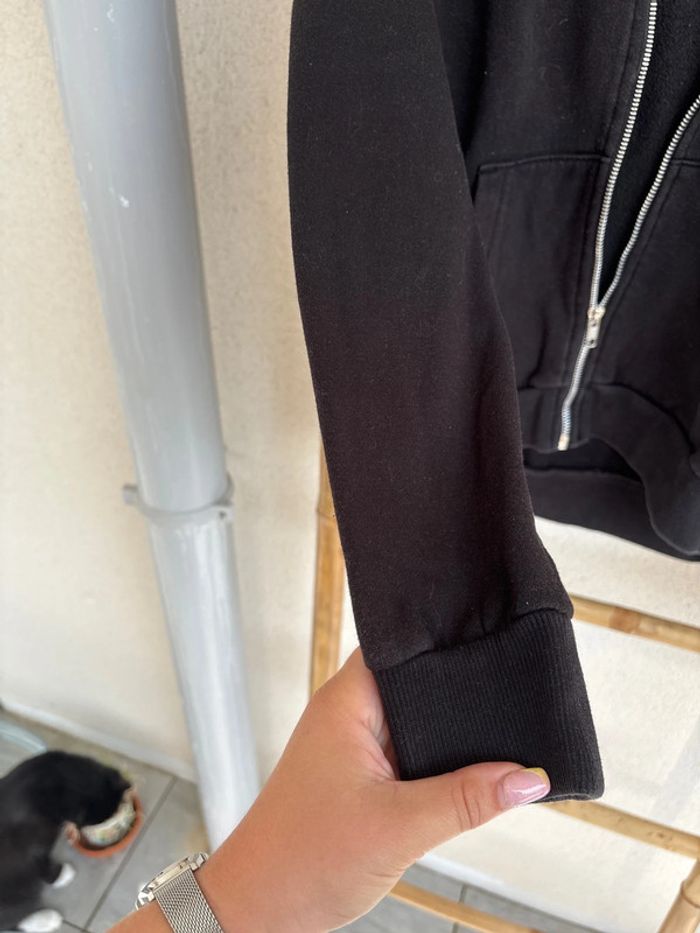 Veste noire à capuche H&M taille M - photo numéro 5