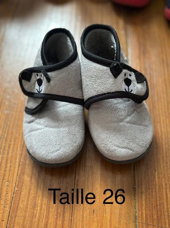 chaussons taille 26