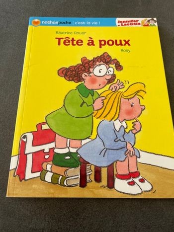 Livre premiers romans tête à poux cp ce1 Nathan poche