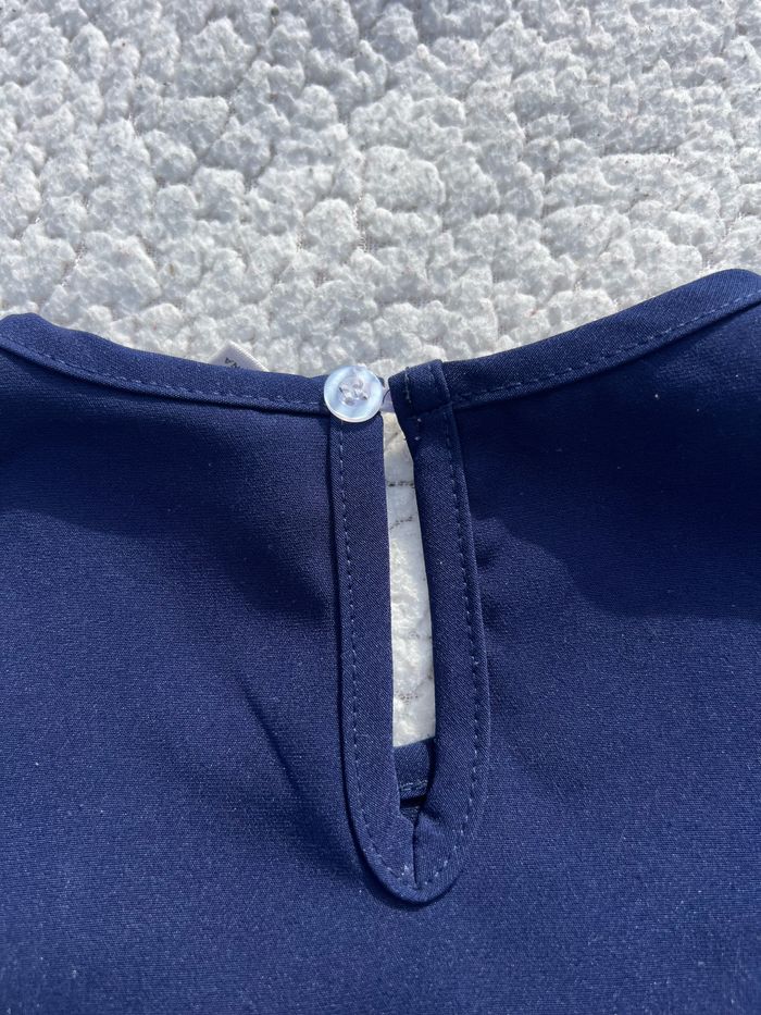 Robe plissé bleu marine taille 7 ans Shein - photo numéro 6