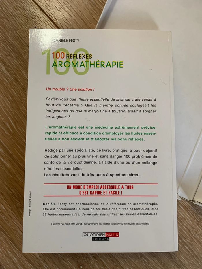 Coffret aromathérapie - Danielle festy avec livret et dvd - découvrez les huiles essentielles - photo numéro 4