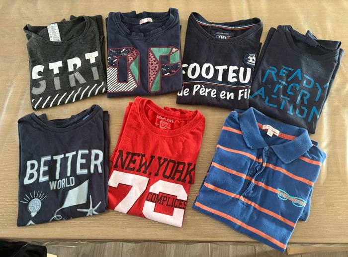 Lot 8ans manches courtes