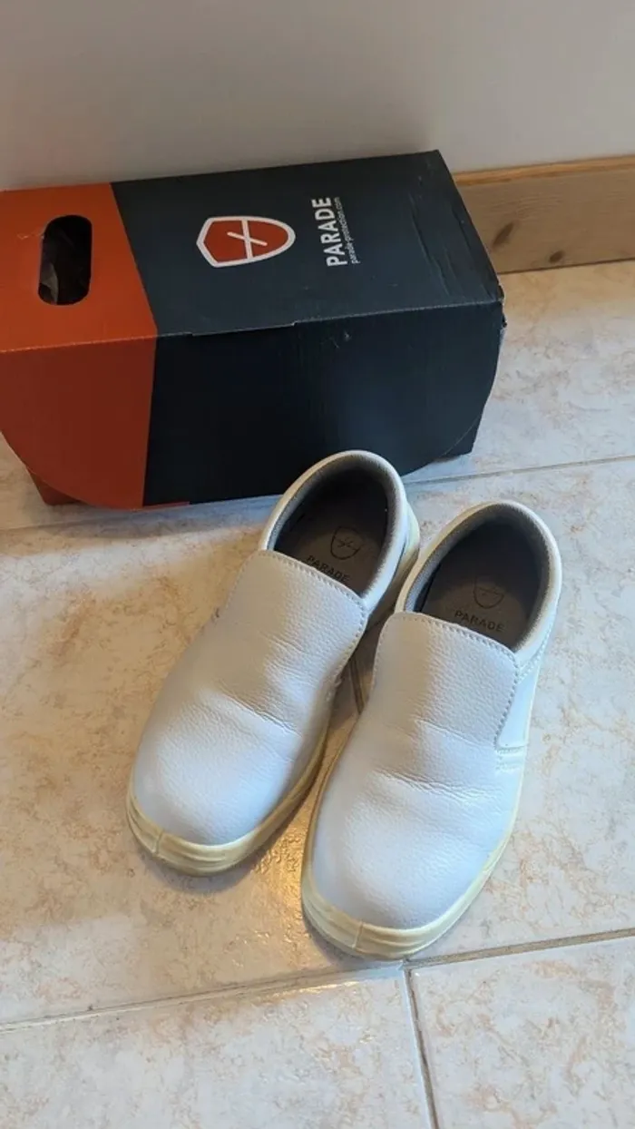 Chaussures de sécurité t37 blanche - photo numéro 5