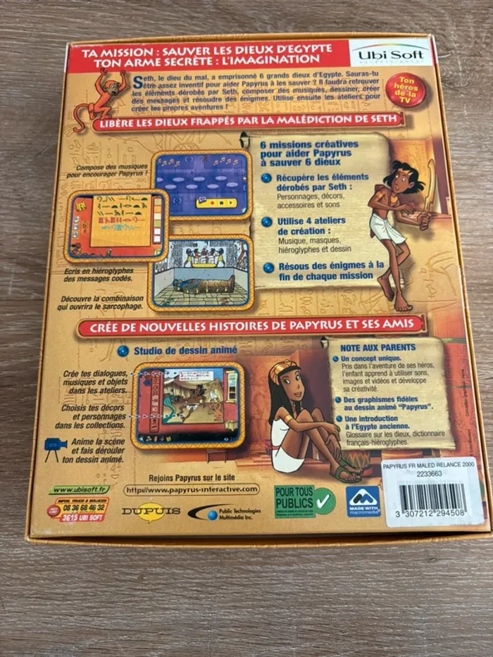 Papyrus la malediction de seth pc big box - photo numéro 6