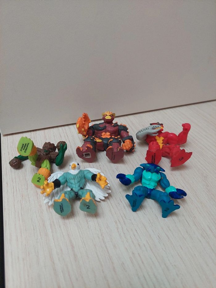 Giochi Preziosi - lot de 5 figurines Gormiti - photo numéro 4