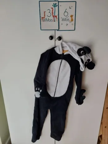 Combinaison/surpyjama panda