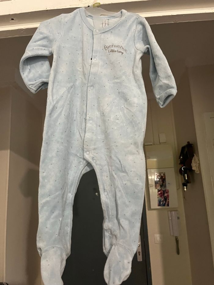 Pyjama garçon 9 mois Chocolatine - photo numéro 2