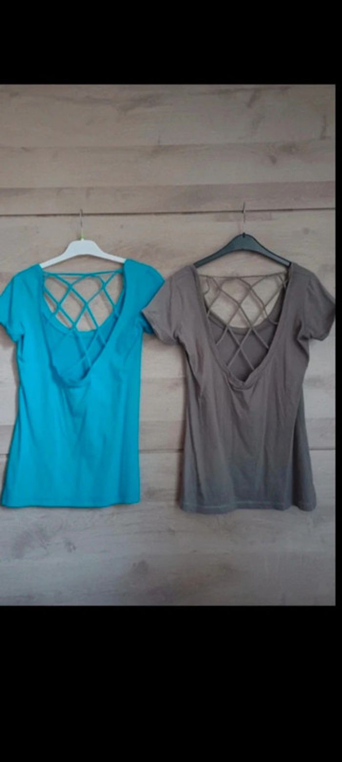 Lot de 2 tee shirt original Taille 38/40 Diaza italia - photo numéro 3
