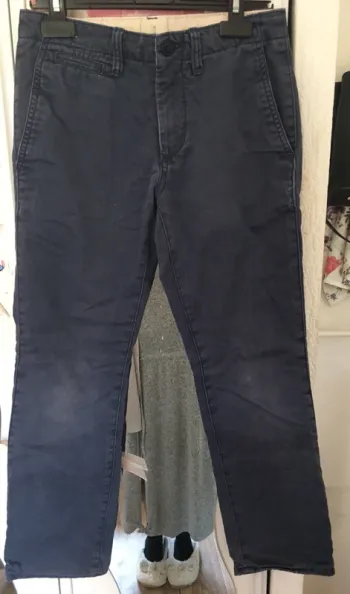 Pantalon slim bleu marine
