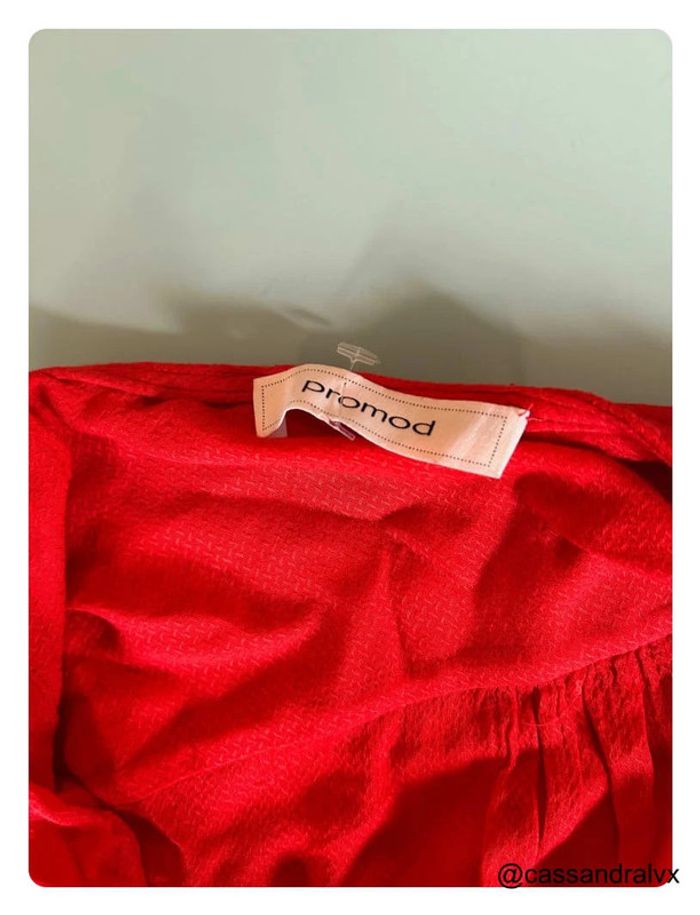 Blouse rouge - Promod - photo numéro 2