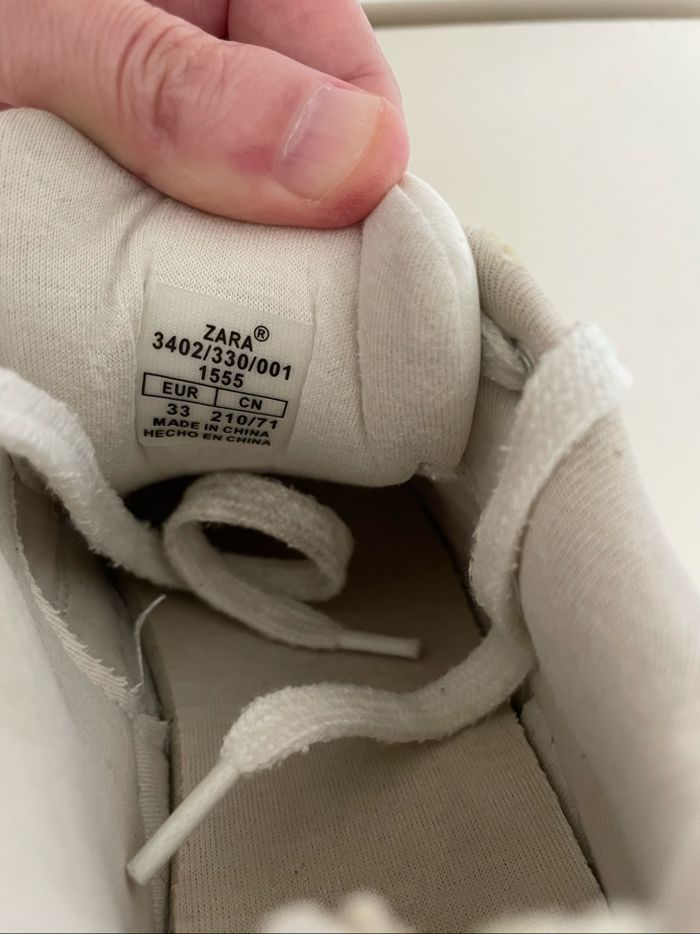 Baskets compensées tendance Zara pointure 33 - photo numéro 6