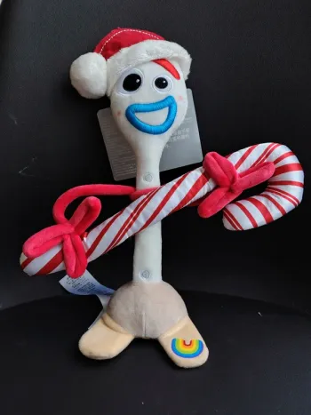 Peluche collection cuichette de toy story 4 18 mois forky noël neuf