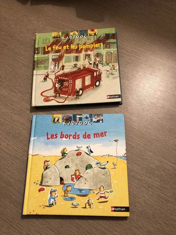 Kididoc, le feu et les pompiers et les bords de mer