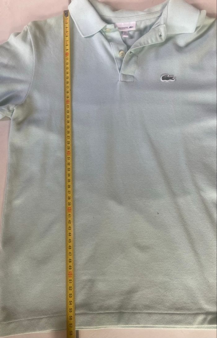 Polo »Lacoste »bleu menthe - photo numéro 6