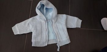 Gilet hiver bleu clair 3 mois