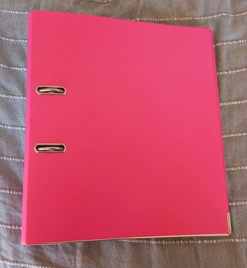 Classeur à Levier Rose