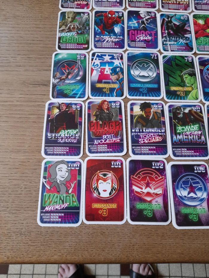 43 cartes Neuf Marvel - photo numéro 7