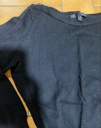 Pull long noir etam 40