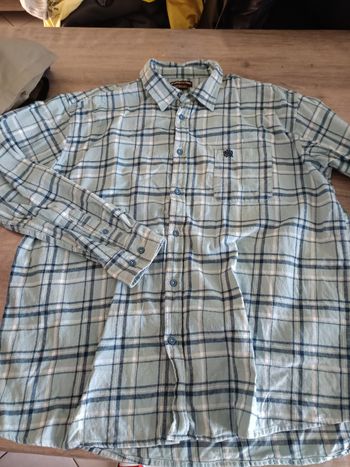 Chemise flanelle à carreaux XXL homme
